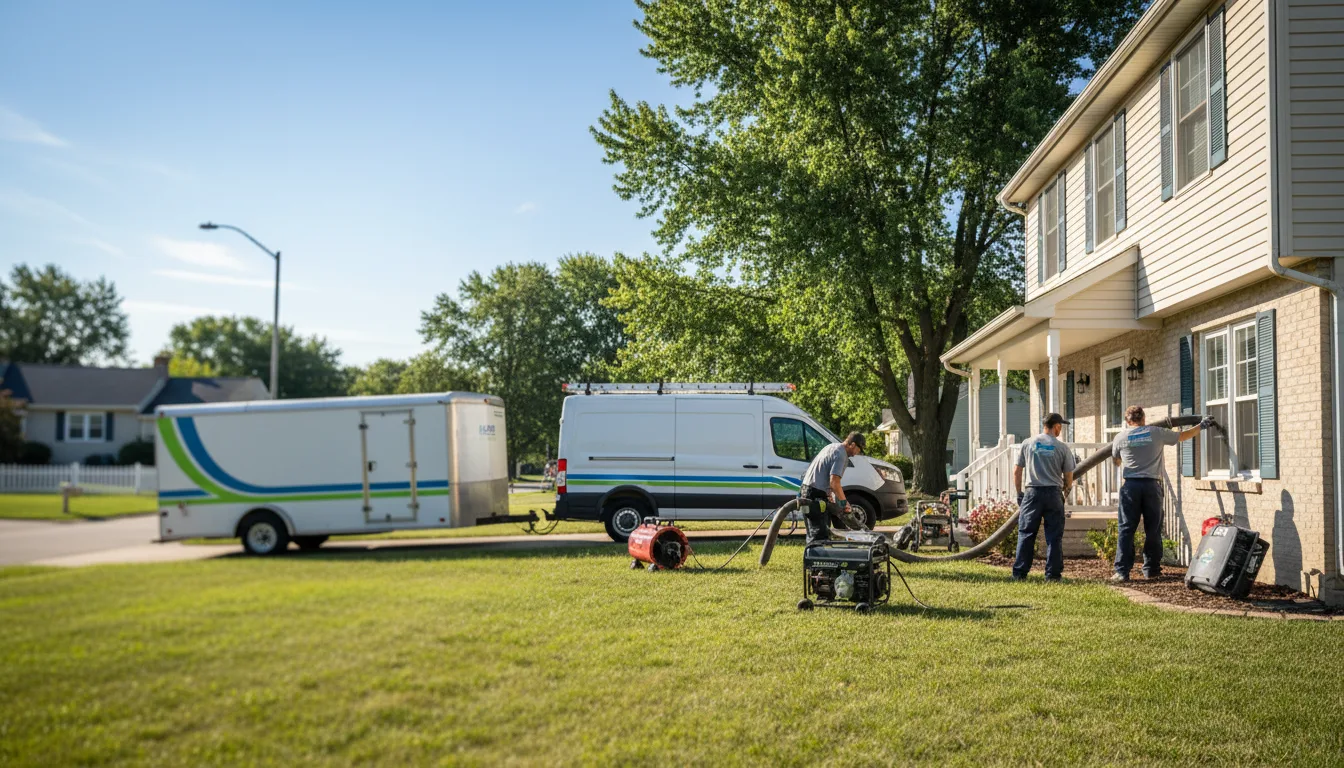 Flooded Basement Restoration And Cleanup With Repair in Lee, IL near me